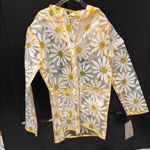 Hunter Transparent Raincoat with Yellow and Gold Accents